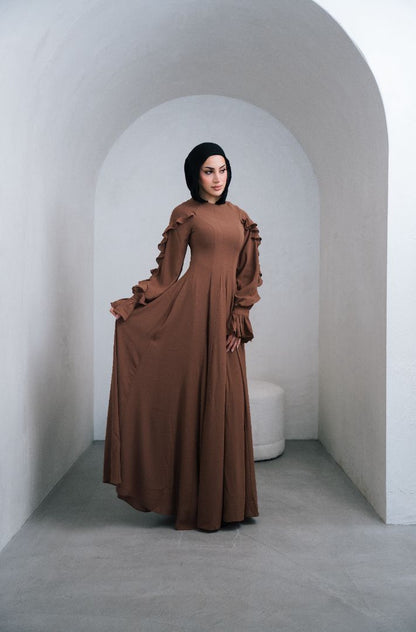 Arabella Ruffle Mocha