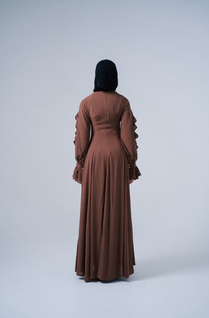 Arabella Ruffle Mocha