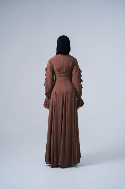 Arabella Ruffle Mocha