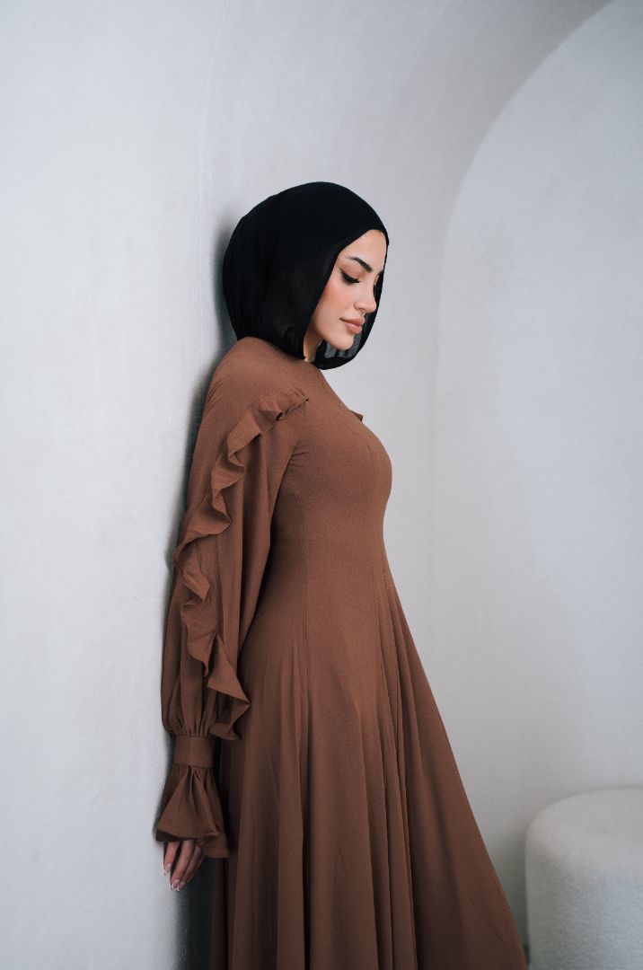 Arabella Ruffle Mocha