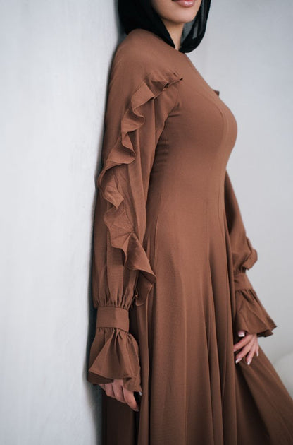 Arabella Ruffle Mocha
