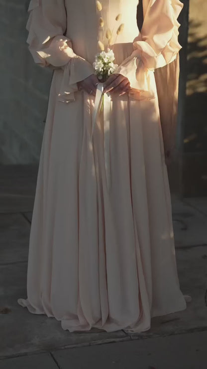 Arabella Ruffle Gown